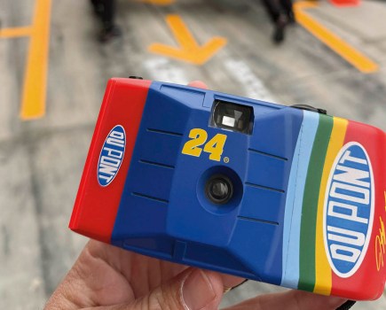 Jamey Price used plastic NASCAR promotional film cameras from the 1990s to capture the highs, lows, and candid moments of modern day motorsport.