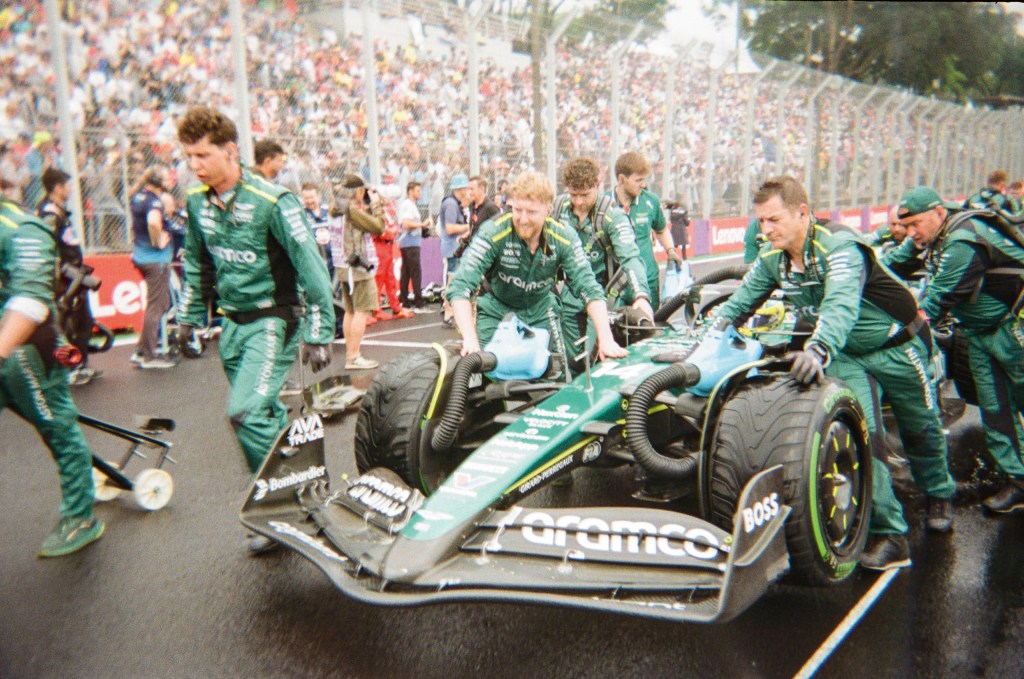 Automotive photographer Jamey Price used plastic NASCAR promotional film cameras from the 1990s to capture the highs, lows, and candid moments of modern day motorsport racing. Image Credit: Jamey Price  