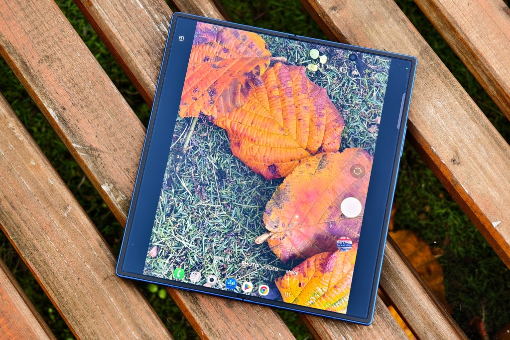 The Samsung Galaxy Z Fold7 screen is impressively large Photo Joshua Waller