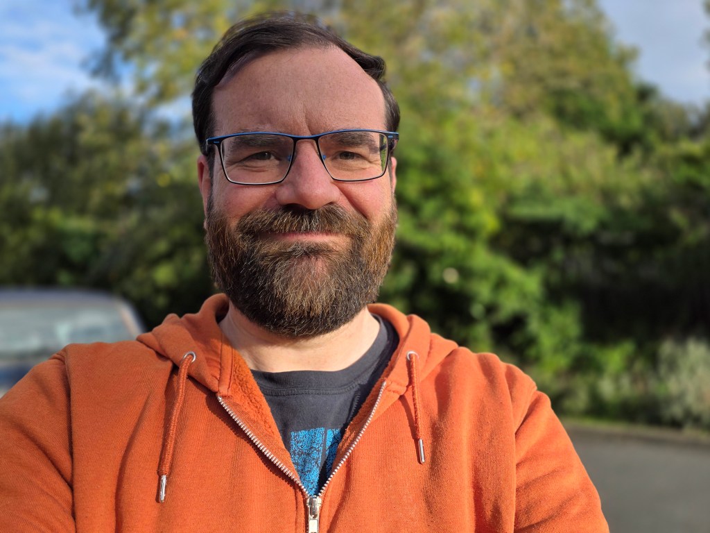 Selfie taken with the main 200MP camera with portrait blur added. JW