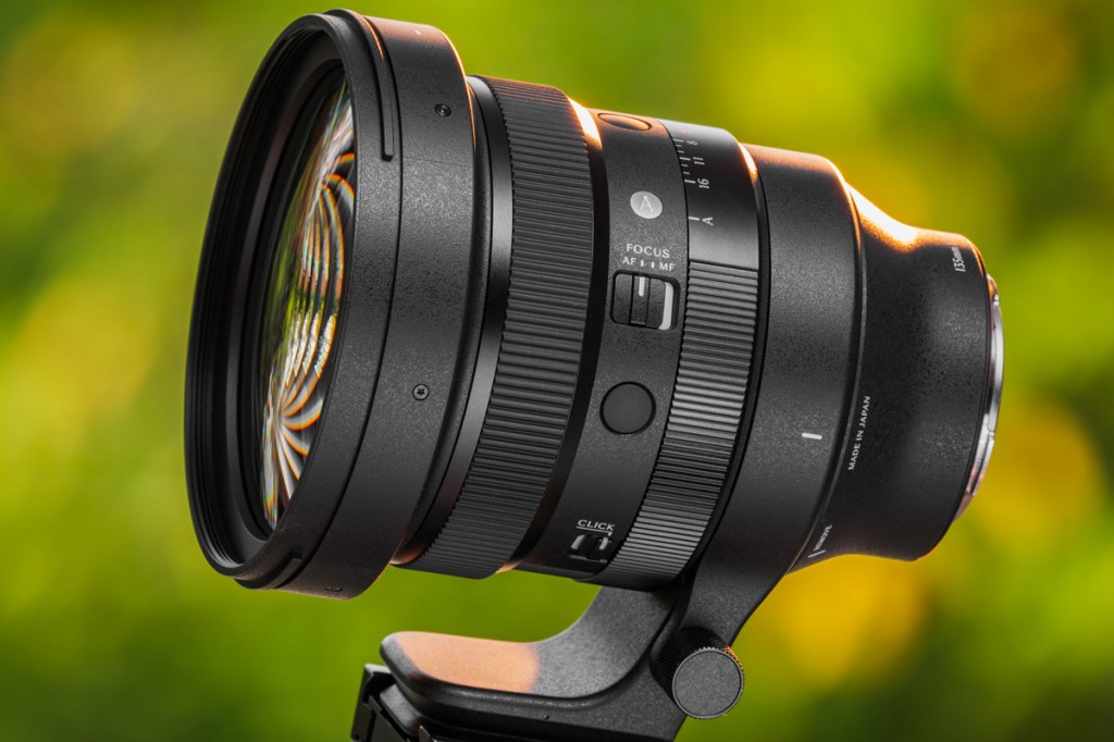 Sigma 135mm F1.4 DG DN Art lens. 