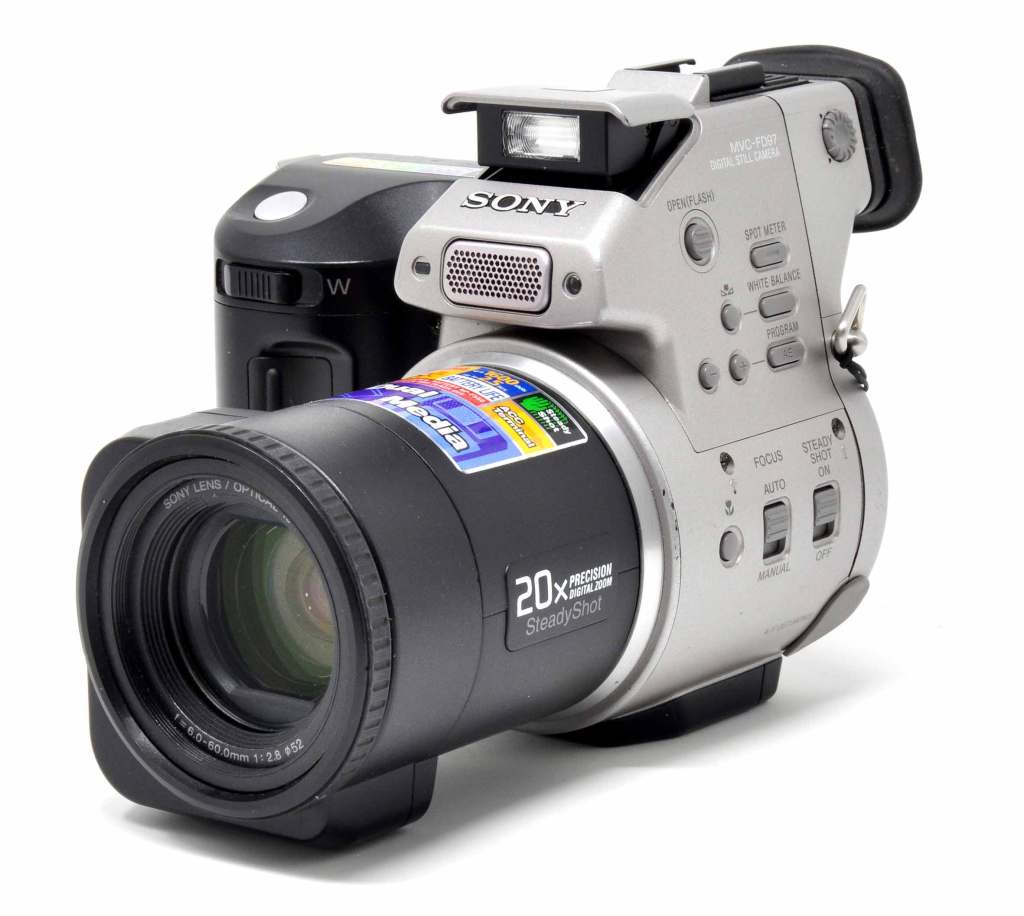 Sony Mavica MVC-FD97 used 3.5in floppy discs or Sony memory sticks to record images