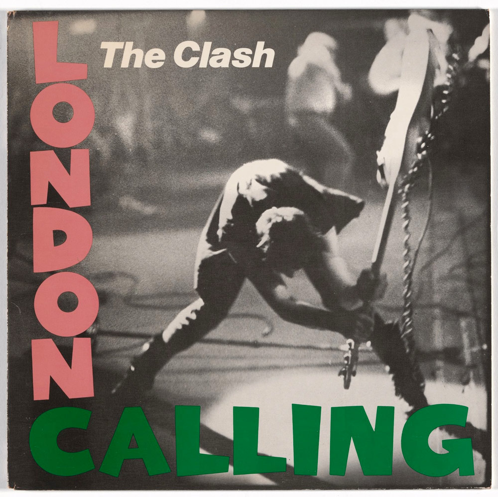 The Clash’s 1979 album cover featured an image by Pennie Smith and clearly took its inspiration from the artwork of Elvis’s debut album. Copyright: Pennie Smith/CBS/Epic. SINGLE USE ONLY