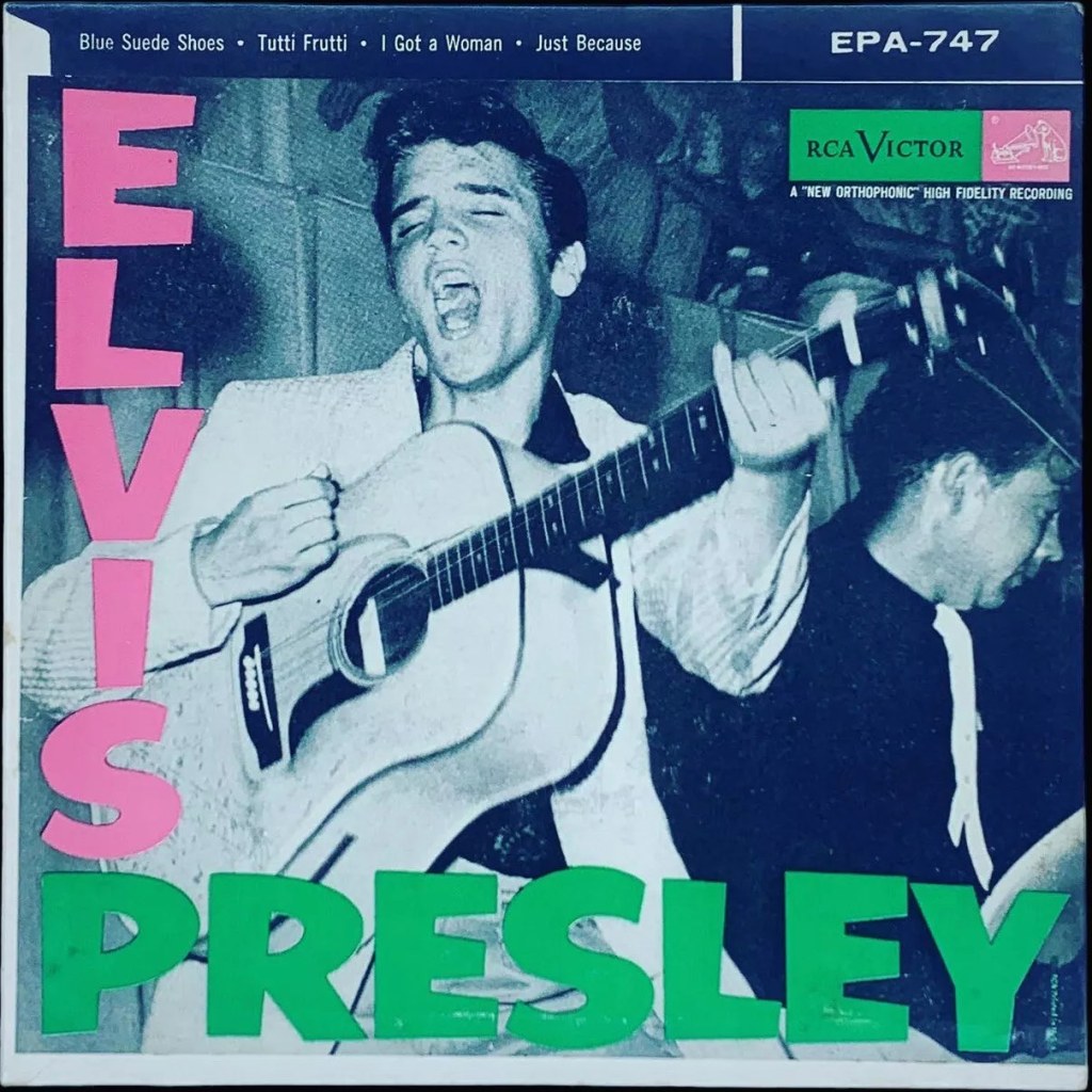 The cover of the single, four-track EP EPA-747 also featured the slightly wider crop of the cover of the eight-track EPB-1254 EP. Copyright: William V. ‘Red’ Robertson/RCA Victor. SINGLE USE ONLY