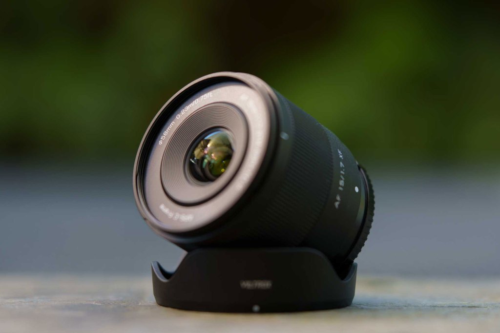 Viltrox AF 15mm F1.4 Air lens with lens hood