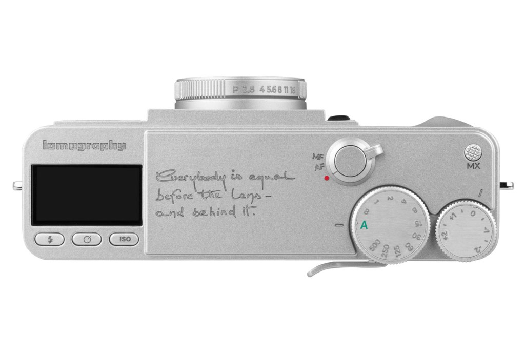 Lomo MC-A silver top panel. Image: Lomography