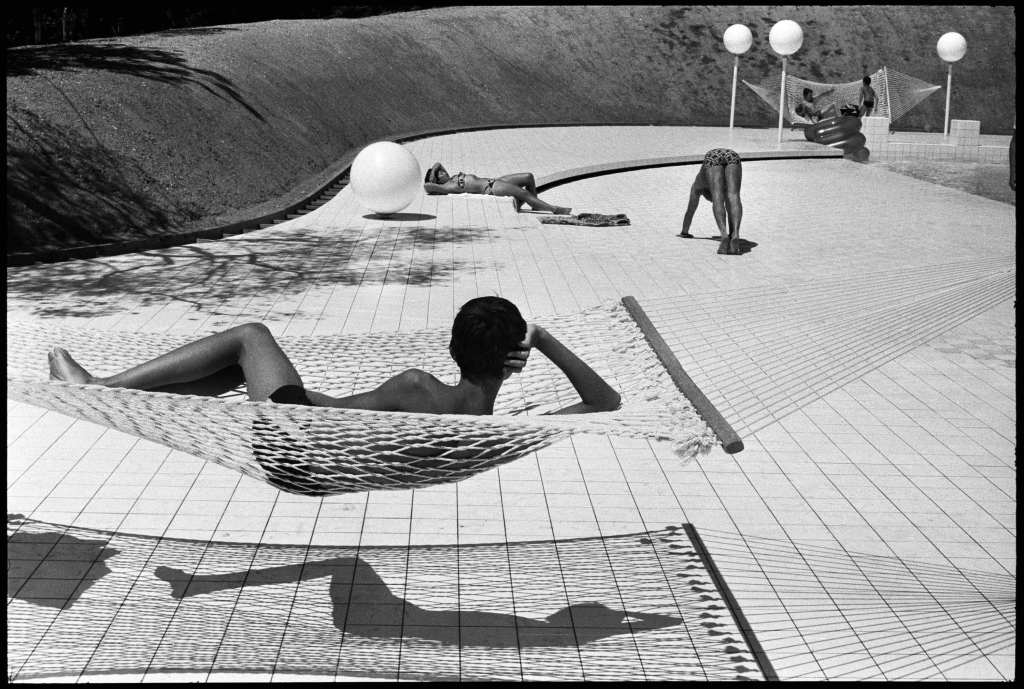 Pool designed by Alain Capeilleres. Town of Le Brusc. Provence, France. 1976