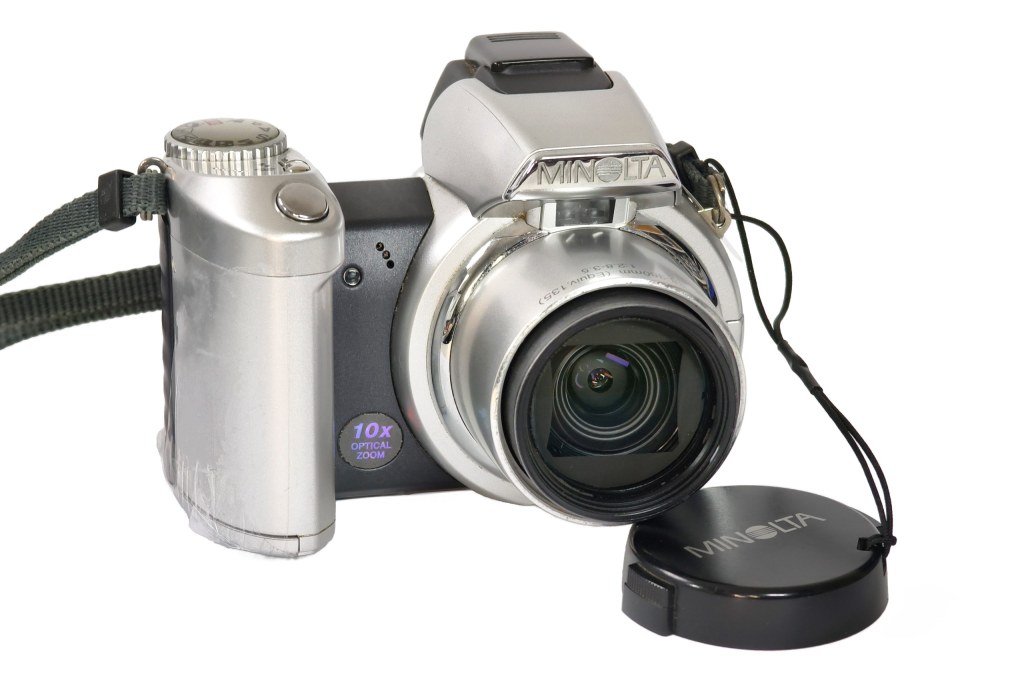 The futuristic-looking Minolta Dimage Z1. Image credit: Joshua Waller