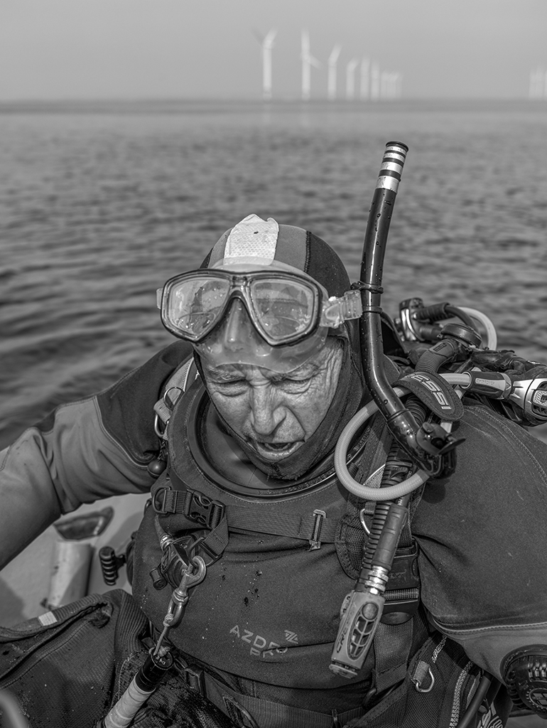 portrait of a scuba diver