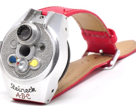 Steineck ABC, designed to be worn like a wristwatch. Credit: John Wade