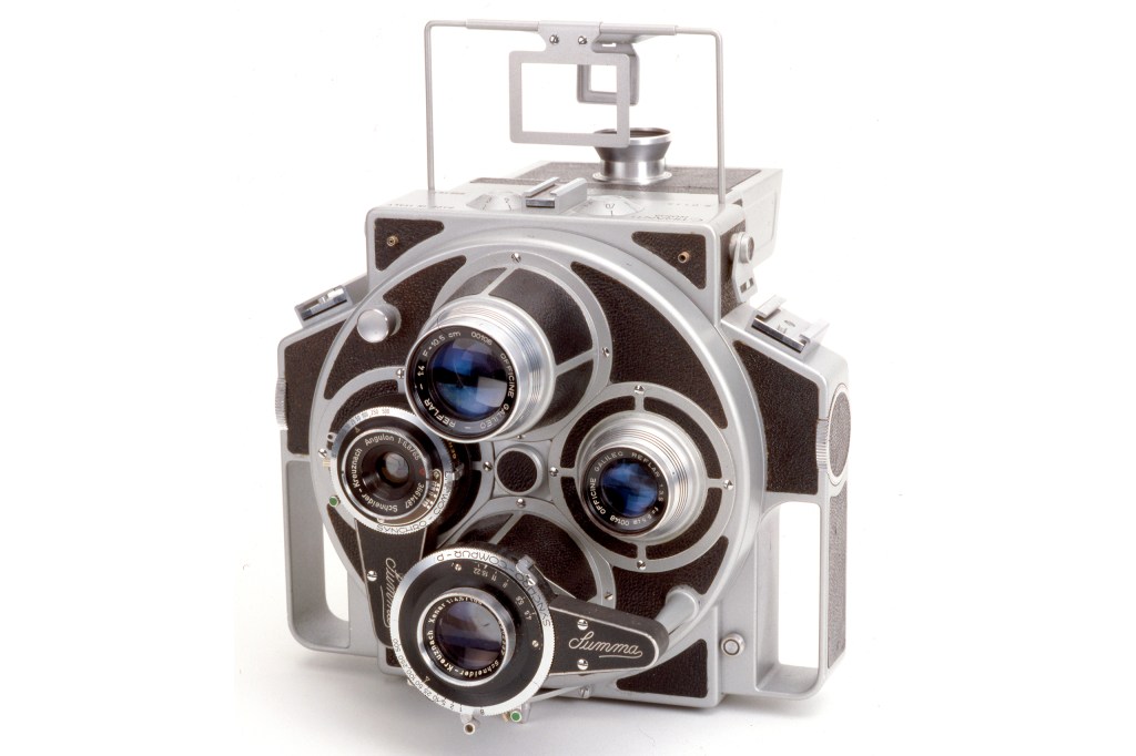 The Summa Report was an unusual press camera from Italy. Credit: John Wade