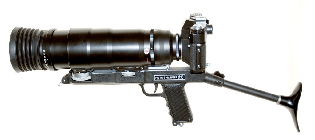 The Russian Photosniper was used like a rifle. Credit: John Wade