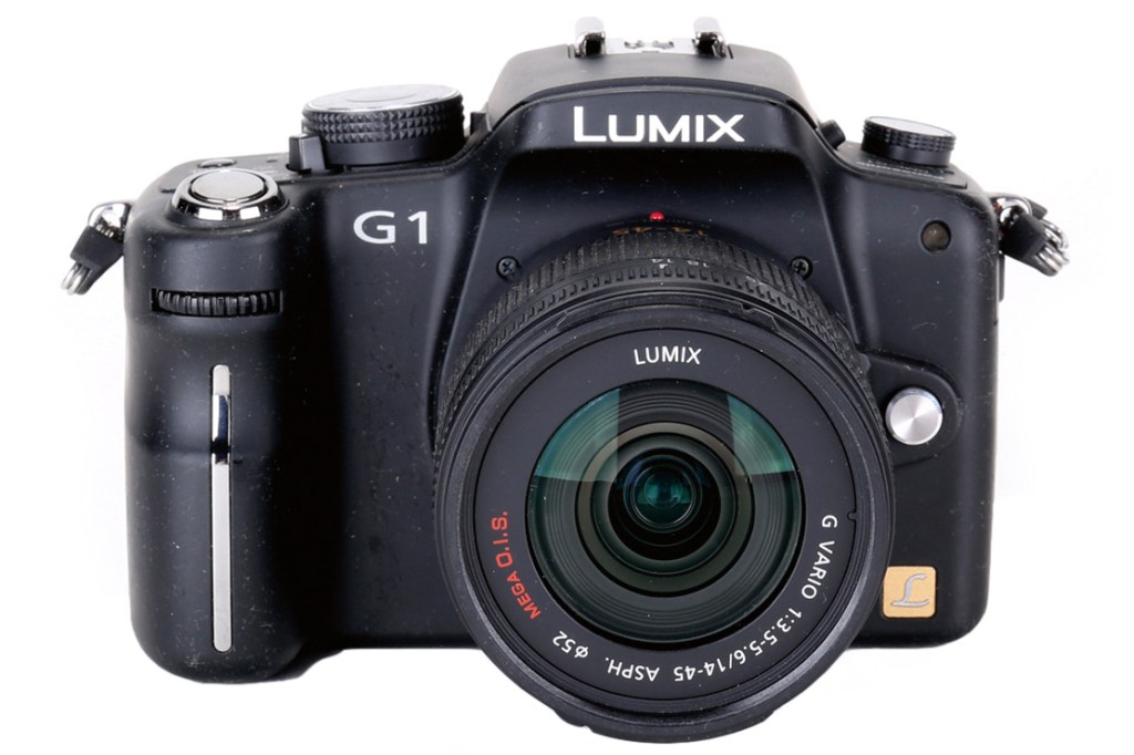 Panasonic Lumix G1, the first mirrorless camera and the first to use the Micro Four Thirds system
