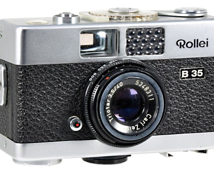 The Rollei B 35, sometimes designated as the 35 B