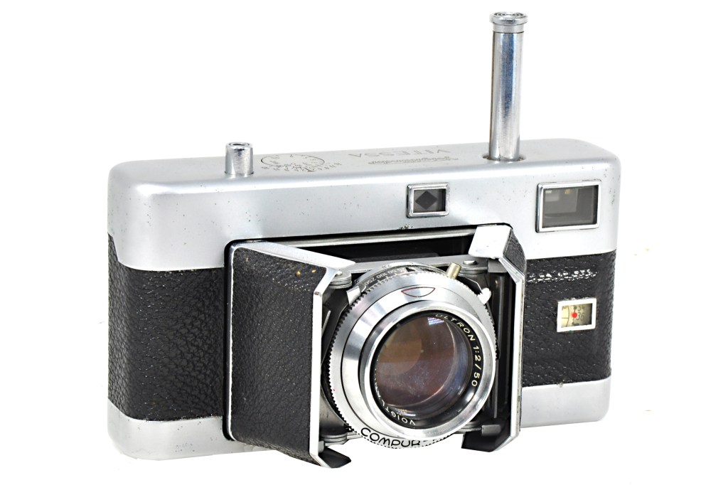 An early version of the Vitessa, an unusual folding camera from Voigtländer