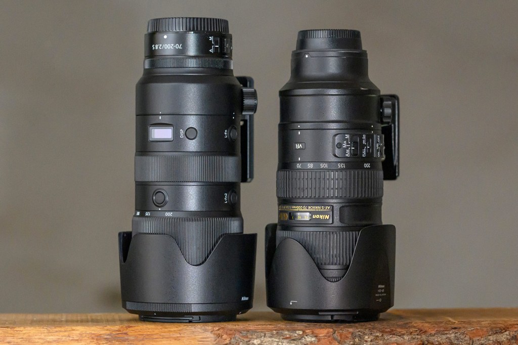 Nikon mirrorless vs DSLR lens choice