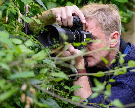 Using the EVF on the Nikon Z8 mirrorless camera. Image credit: Kingsley Singleton