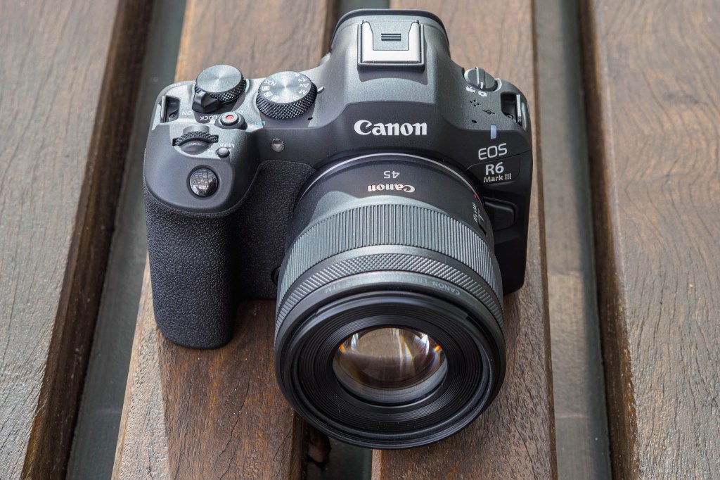 Canon EOS R6 Mark III with RF 45mm F1.2 STM lens