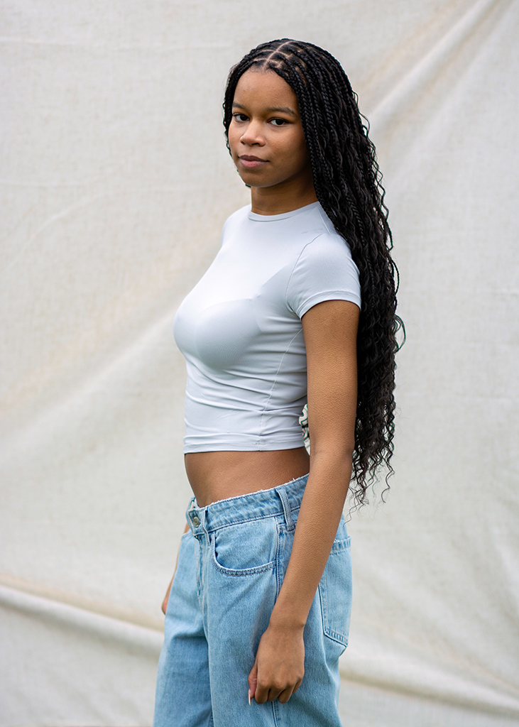 portrait of a girl with long hair