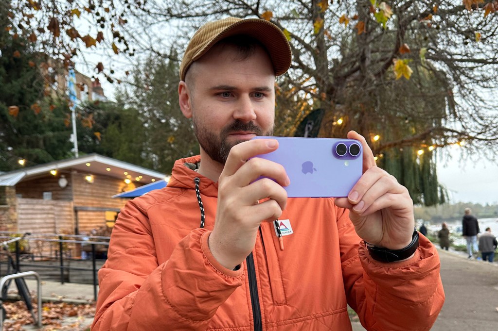 Dan Mold with the iPhone 16