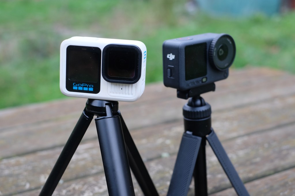 Photograph of GoPro Hero 13 Black and DJI Osmo Action 6