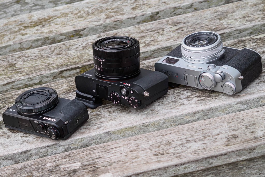 Canon PowerShot G7X II vs Sony RX1R III vs Fujifilm X100VI.