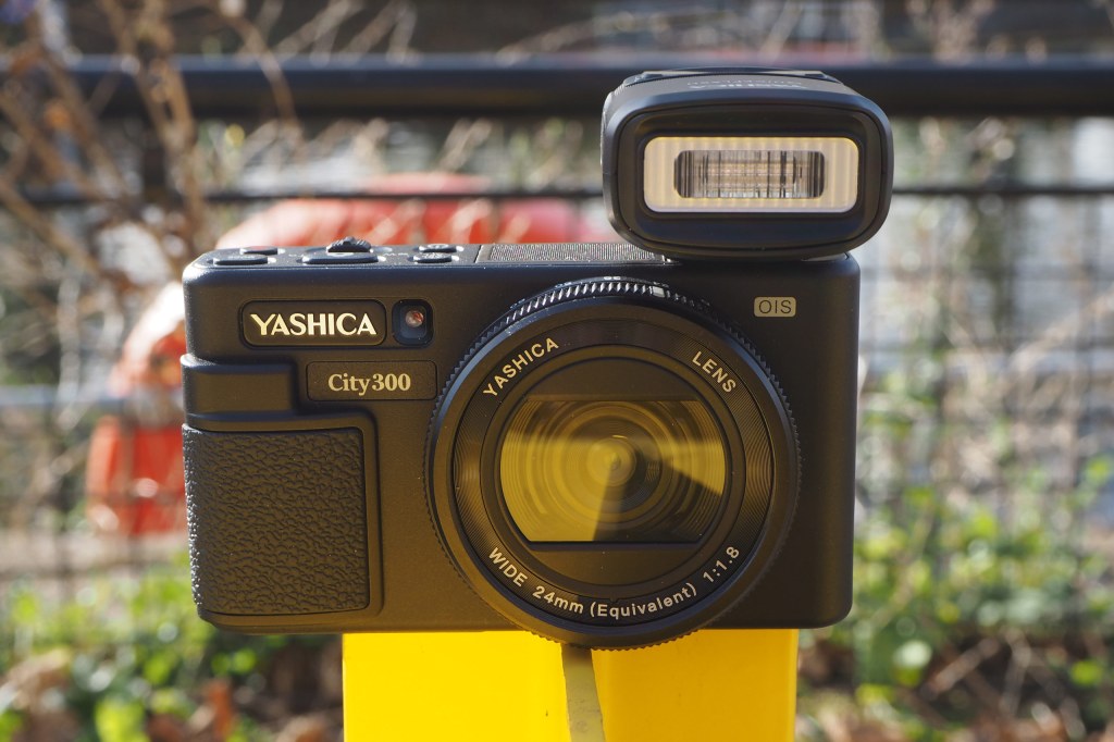 Yashica City 300 compact camera, front