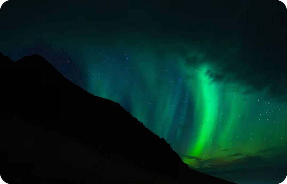 Northern Lights with iPhone