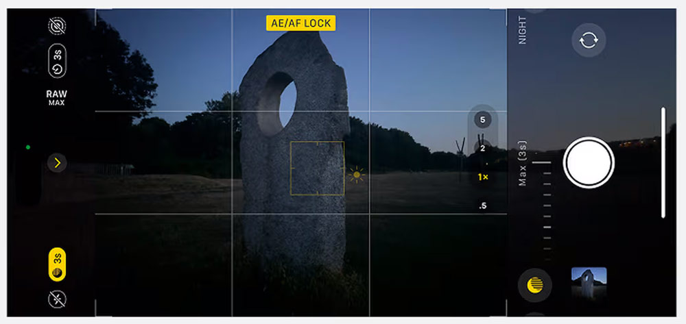 iPhone night tutorial