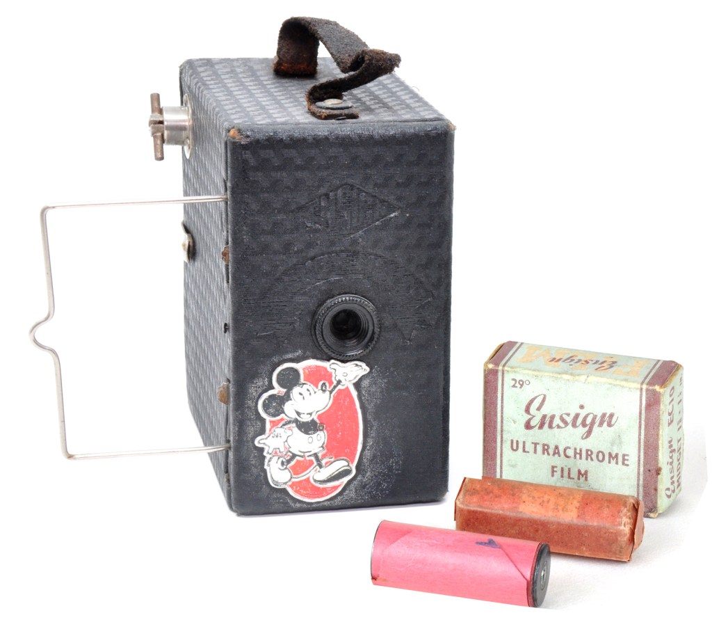 The Ensign Mickey Mouse camera which used the same film as the Midget