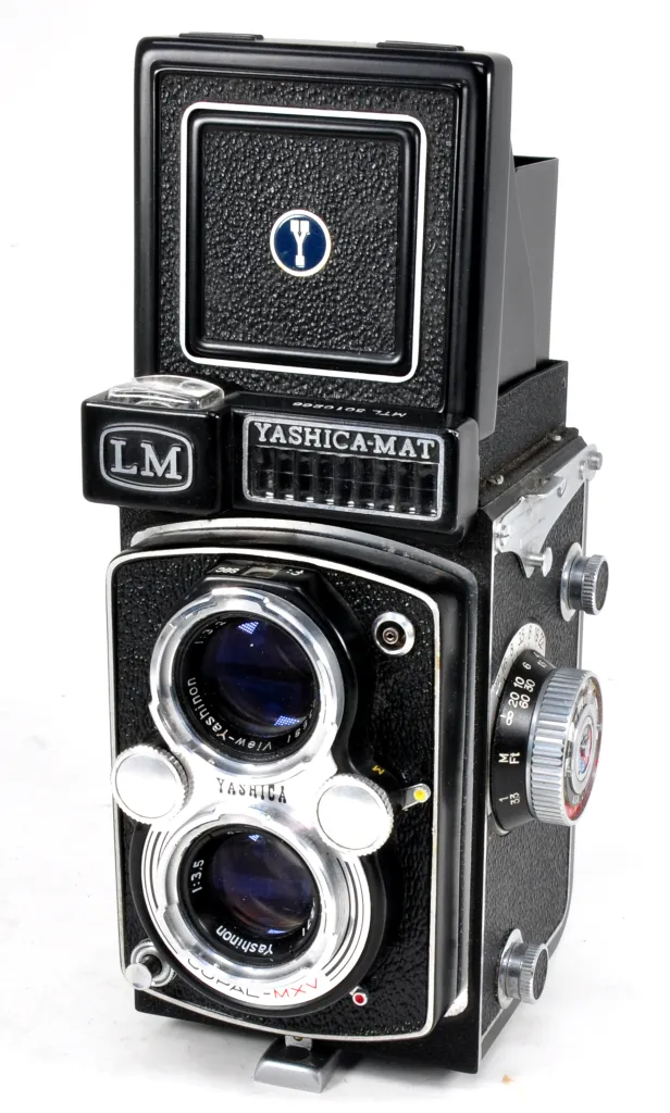 Yashica-Mat LM which added a non-coupled meter to the basic TLR design