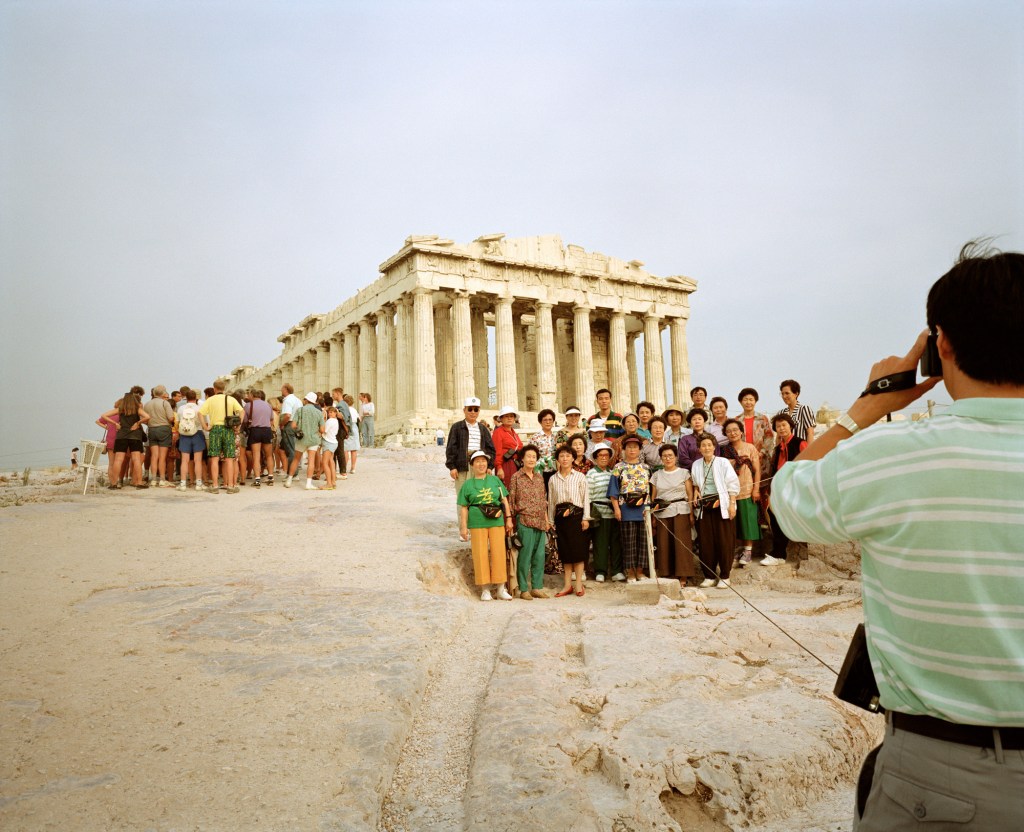 Acropolis, Athens, Greece, 1991. From ‘Small World’ © Martin
Parr / Magnum Photos