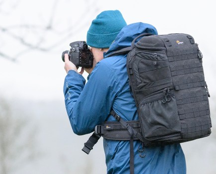 large Lowepro camera backpack