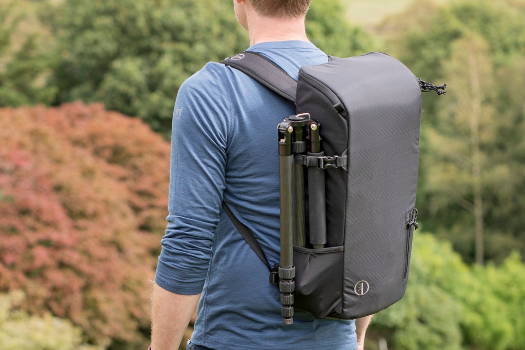 camera backpack and tripod