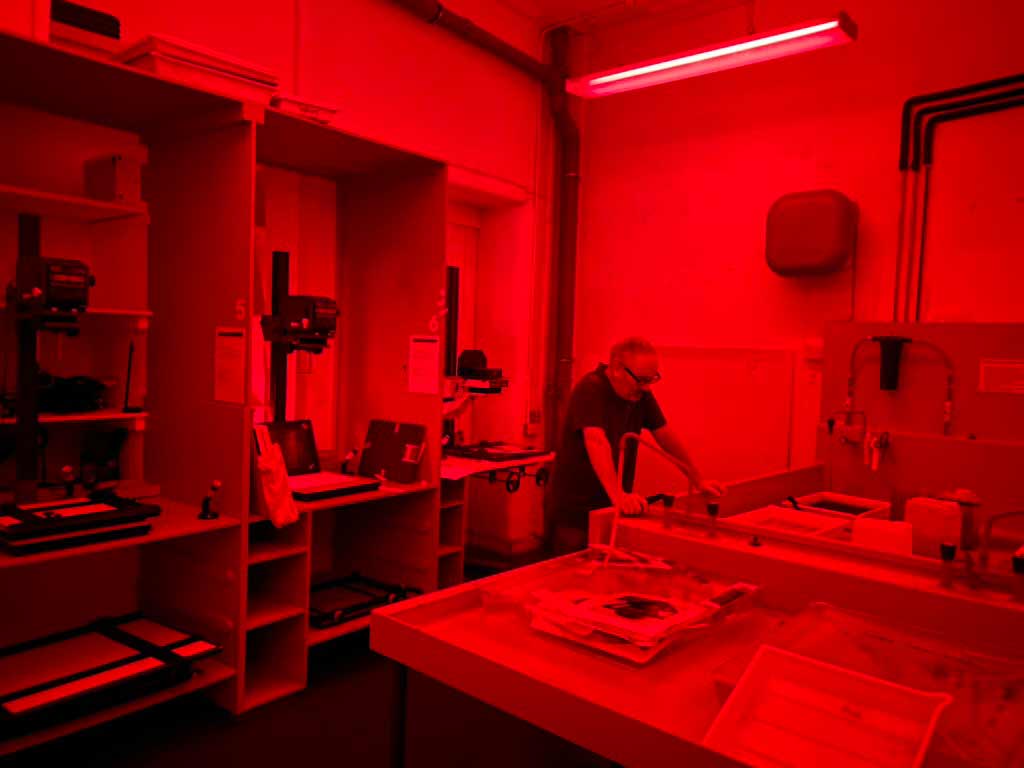 Craig Easton in the Darkroom