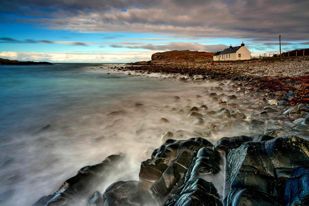 Clashnessie Beach in October. Credit: John Cuthbert. SINGLE USE ONLY