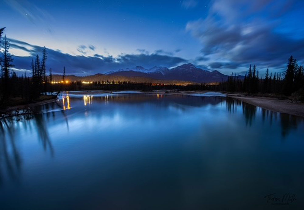 Jasper Dark Sky Festival, Canada. Theresa signed up for a night photography tour through Wildland Photo Tours. Credit: Theresa Muth. SINGLE USE ONLY