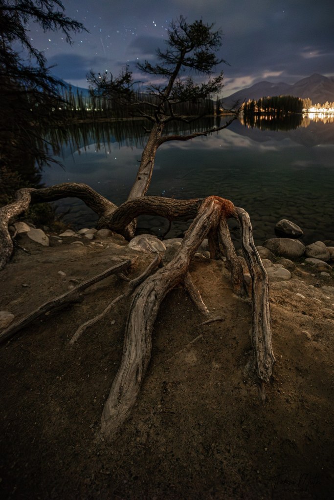Jasper Dark Sky Festival, Canada. Theresa signed up for a night photography tour through Wildland Photo Tours. Credit: Theresa Muth. SINGLE USE ONLY