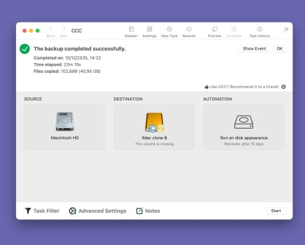 Backup to your PC/Mac