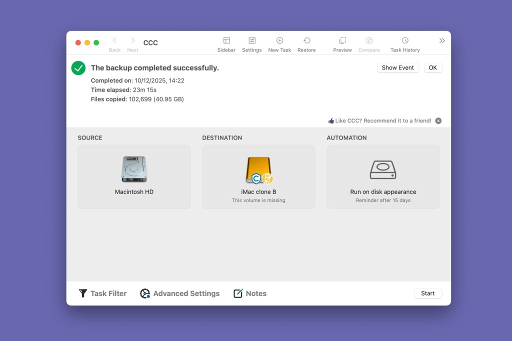 Backup to your PC/Mac