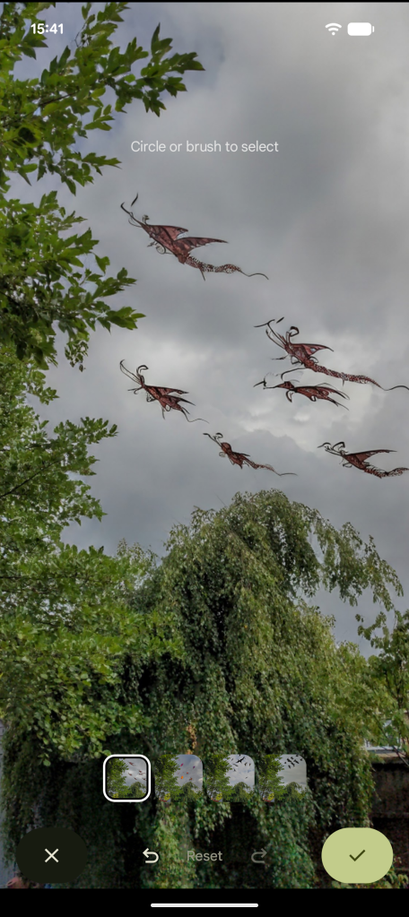 dragons.png: Dragons (apparently), added in the Android Photos app.