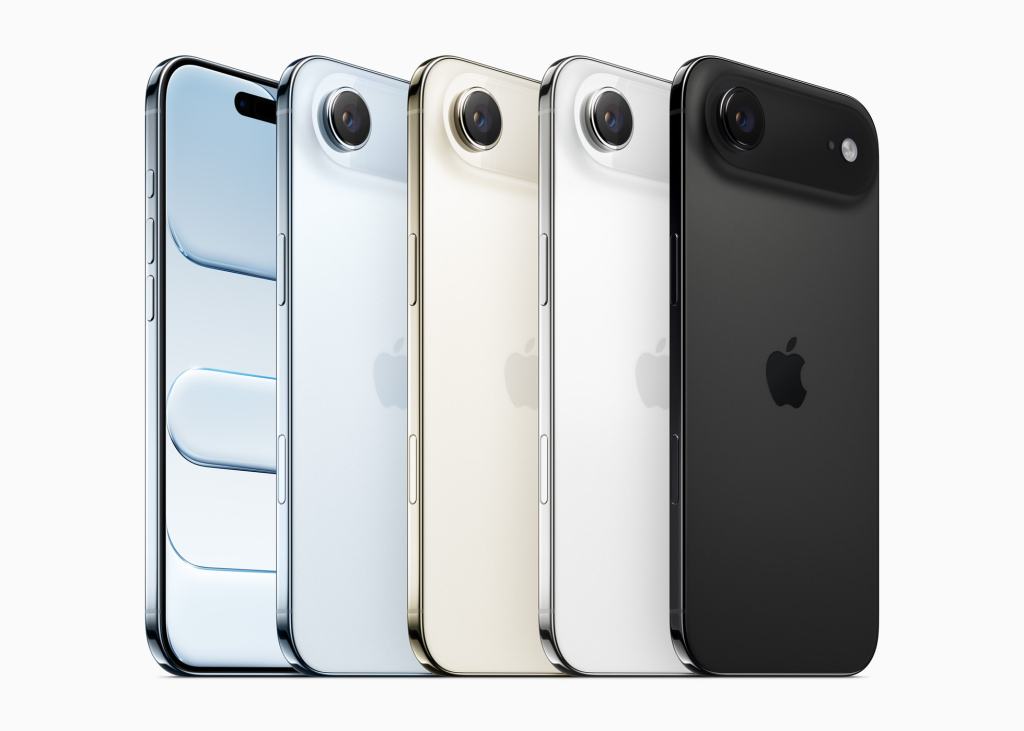 iPhone Air: four colours but only one camera