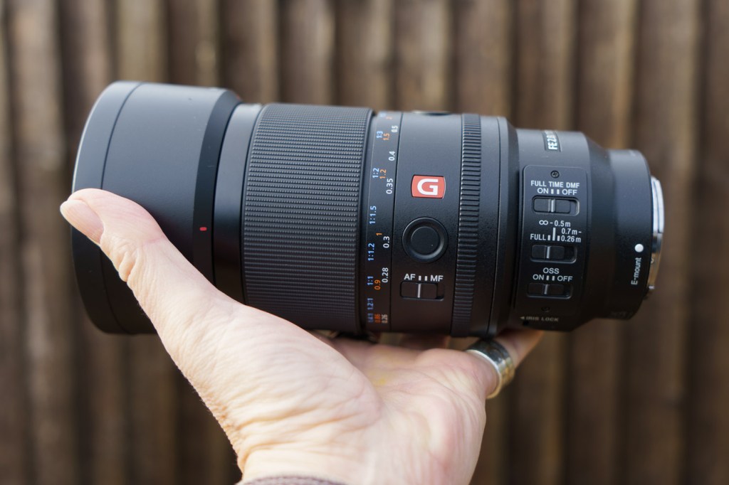 Sony FE 100mm F2.8 Macro GM OSS lens. Image credit: Angela Nicholson