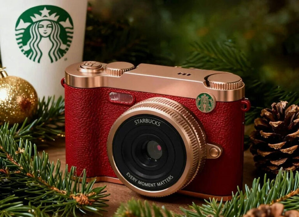 STARBUCKS レトロ風 デジタルカメラ 新品 Forget ice coffee, here's ISO coffee - Starbucks selling cheap
