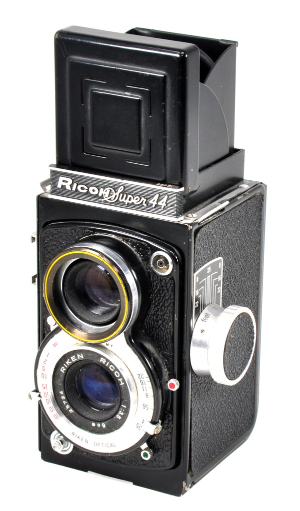 Ricoh Super 44, a smaller than usual TLR for shooting 4x4cm images on 127 film