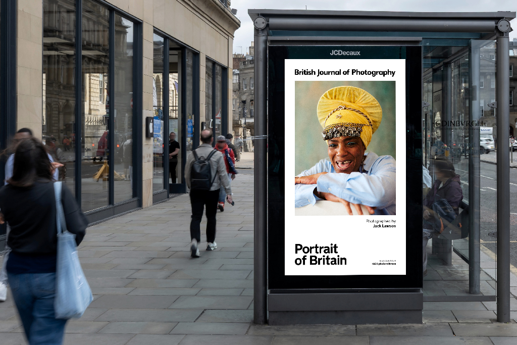 photo of a bus stop billboard