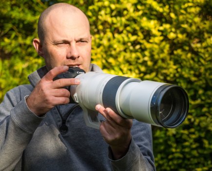 Matty Graham with the Canon RF 200-800mm