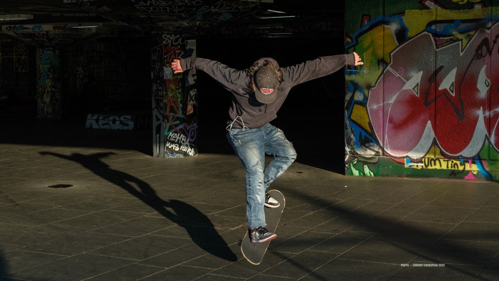 South Bank Skate Park. London, UK. April 02, 2025. Photo: Edmond Terakopian