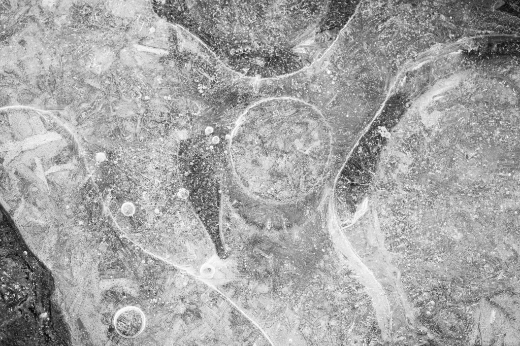 Fujifilm X-T30 III ice pattern close-up sample image