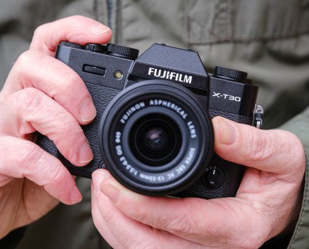 Despite its small size, the X-T30 III feels secure in your hand. Image credit: Amateur Photographer